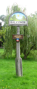 Balcombe roadsign